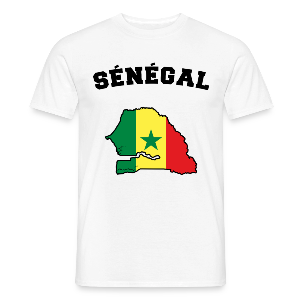 T-shirt Homme coloris clair - Sénégal - blanc