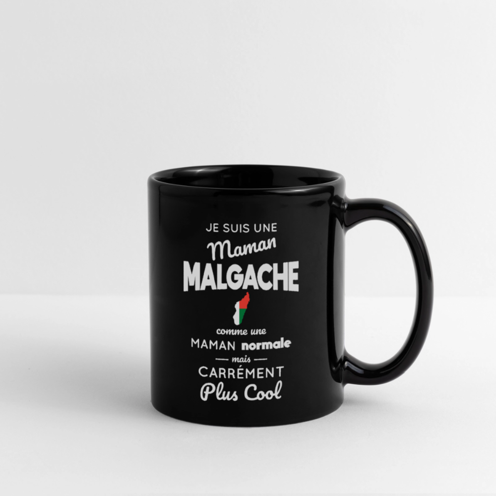 Mug uni - Maman Malgache plus cool - noir