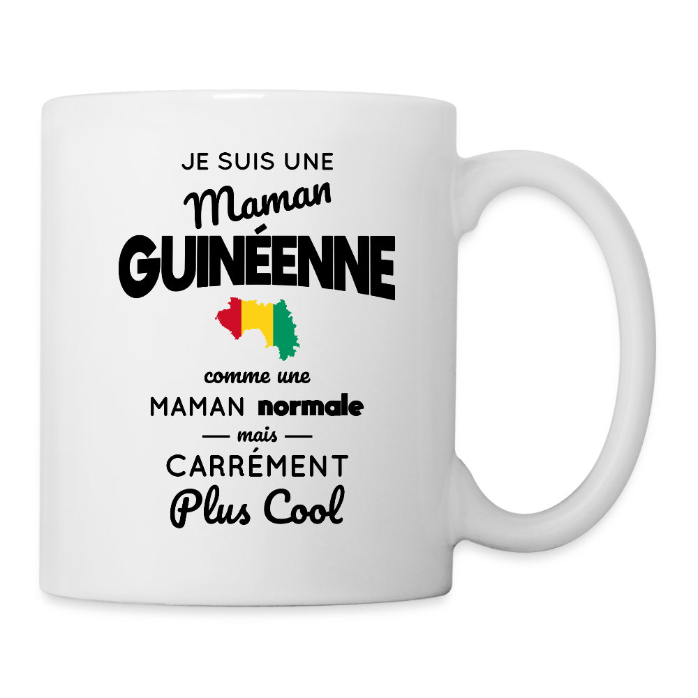 Mug blanc - Maman Guinéenne plus cool - blanc