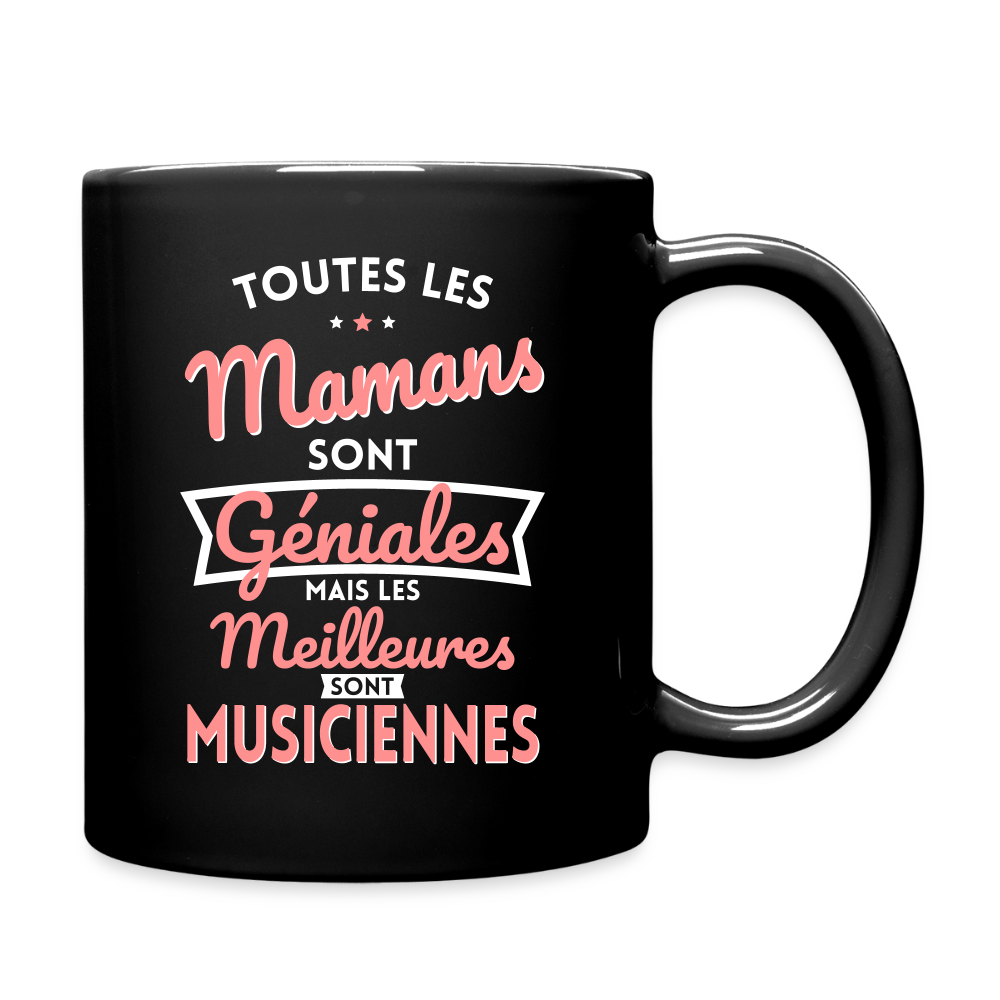 Mug uni - Mamans géniales - Les meilleures sont musiciennes - noir