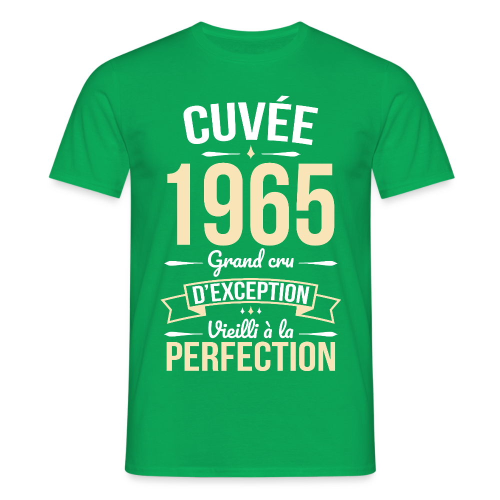 T-shirt Homme - Anniversaire 60 Ans - Cuvée 1965 - vert