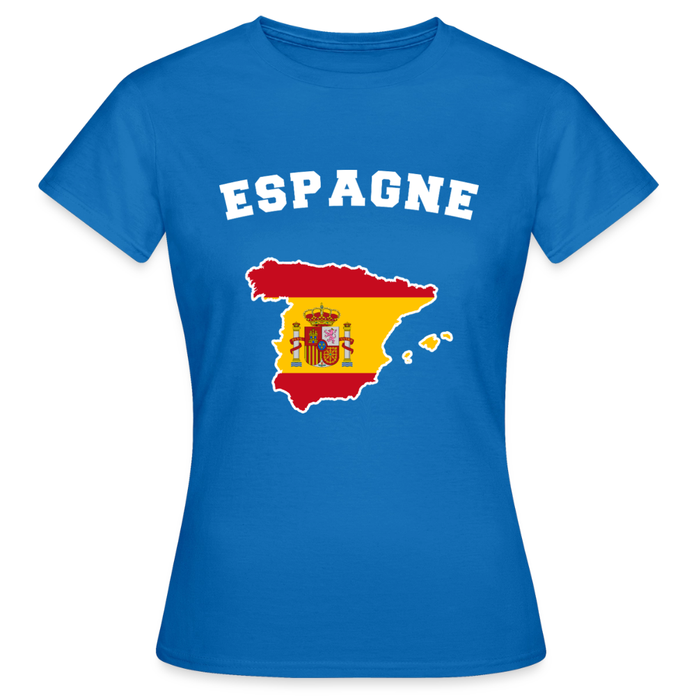 T-shirt Femme - Espagne - bleu royal