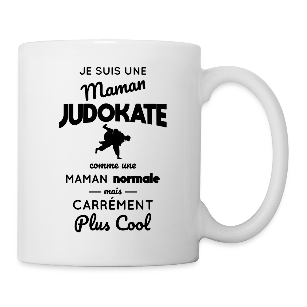 Mug blanc - Maman judokate plus cool - blanc