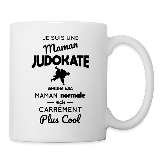 Mug blanc - Maman judokate plus cool - blanc