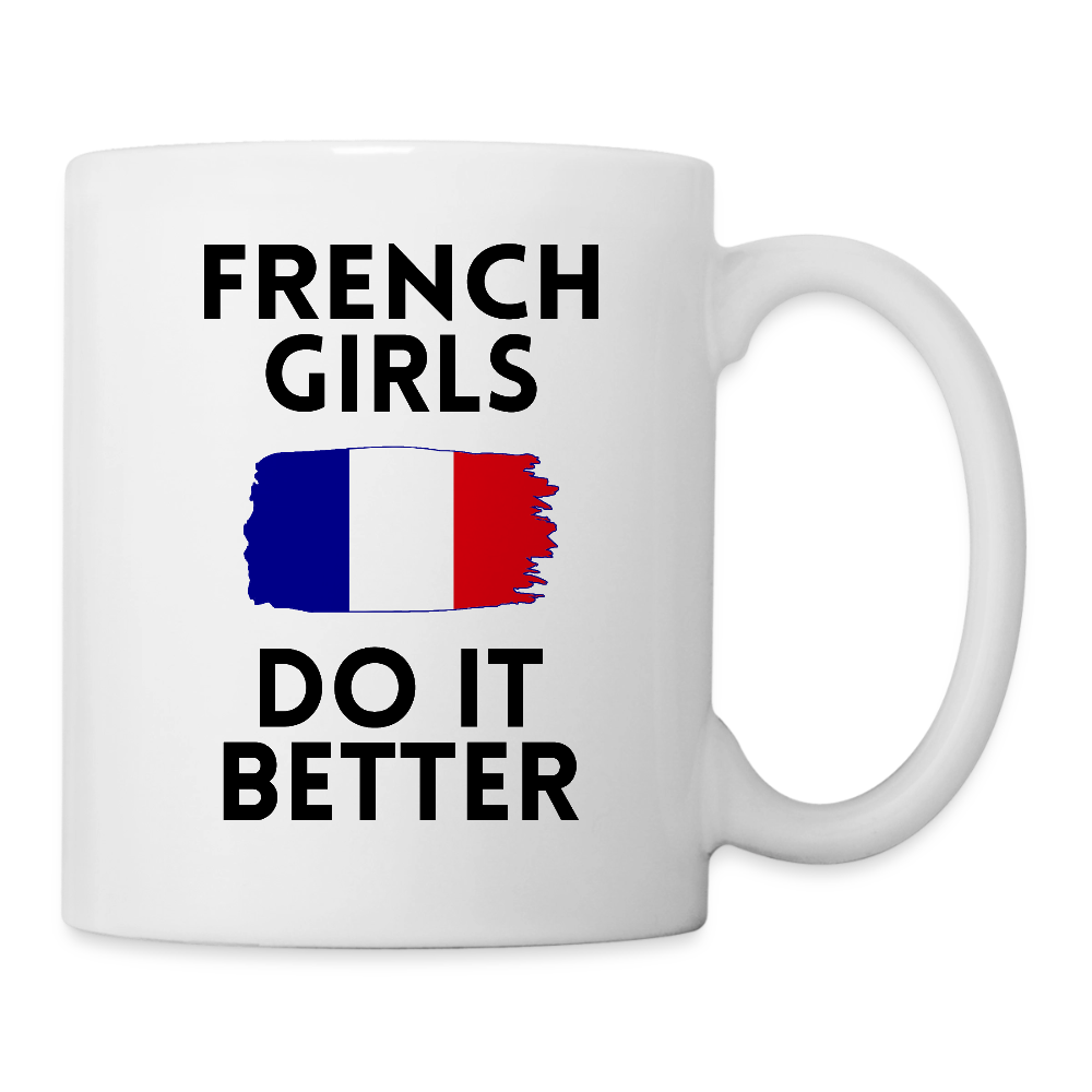 Mug blanc - French Girls Do It Better - blanc