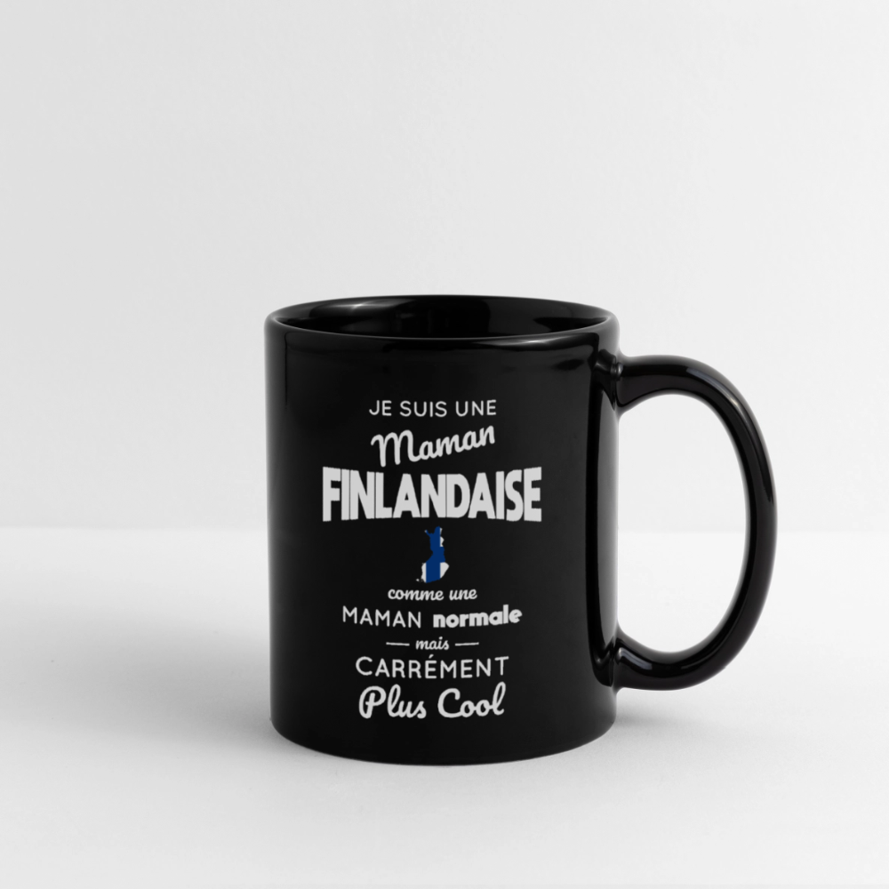 Mug uni - Maman Finlandaise plus cool - noir