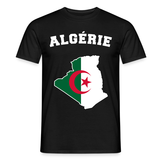 T-shirt Homme - Algérie - noir
