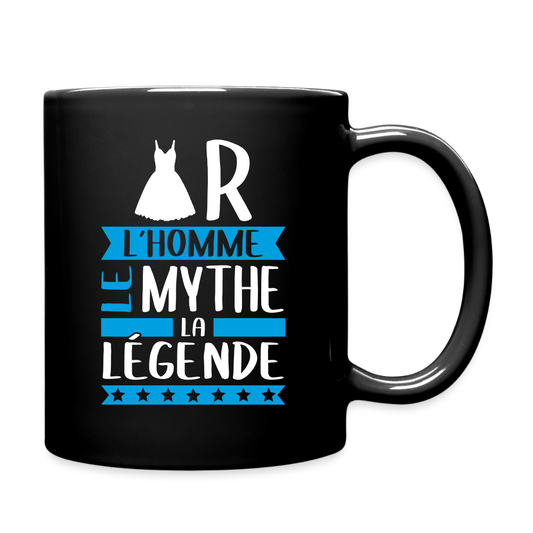 Mug uni Robert rébus – L’homme, le mythe, la légende - noir