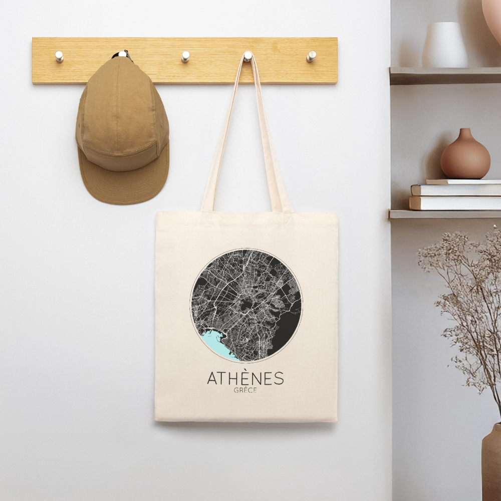 Tote Bag Athènes Bio Coloris Clair – Plan d’Athènes - écru doux