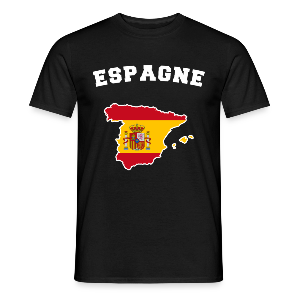 T-shirt Homme - Espagne - noir