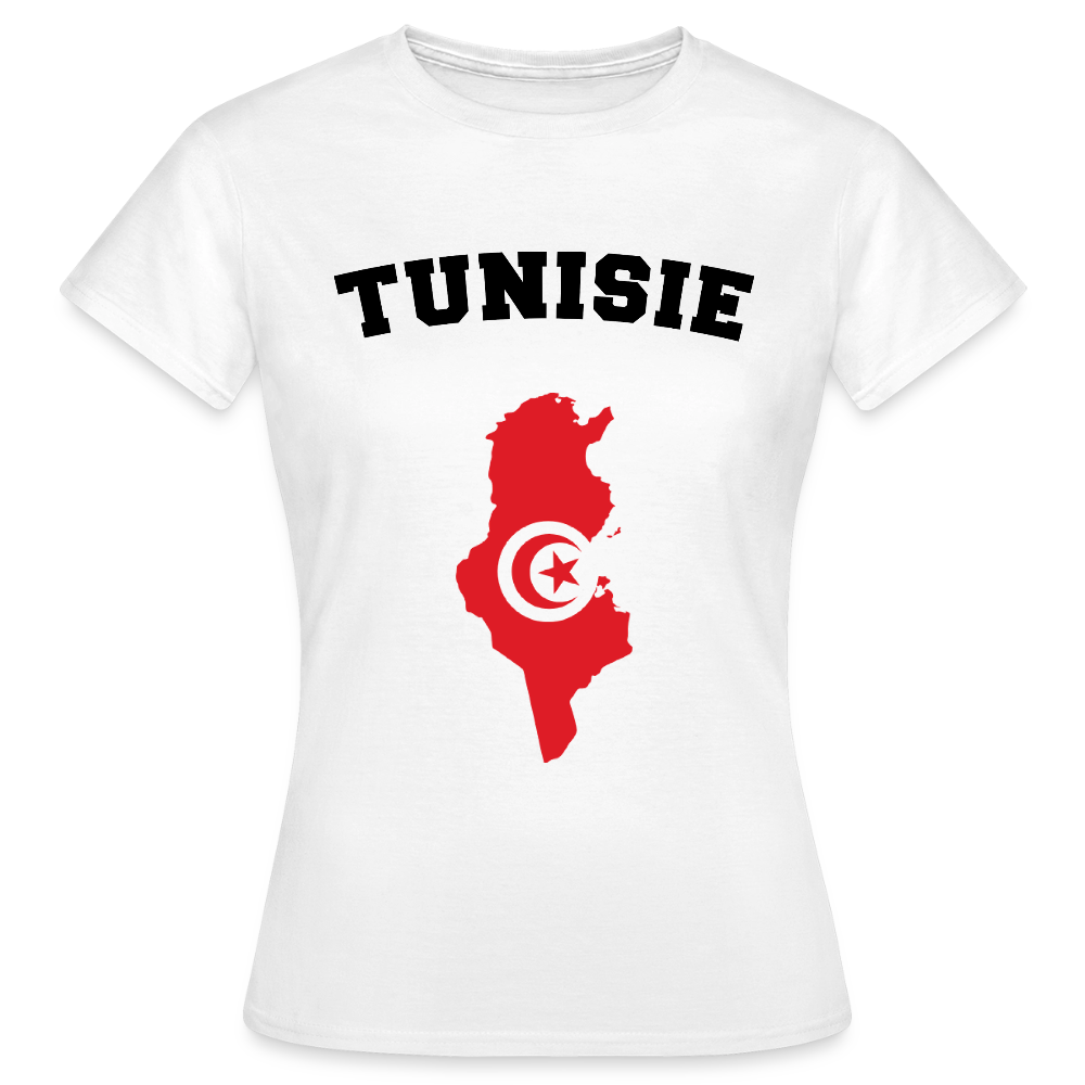 T-shirt Femme coloris clair - Tunisie - blanc