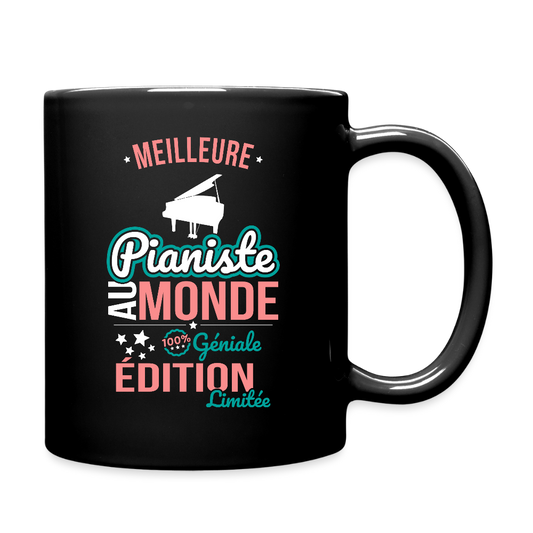 Mug uni - Meilleure Pianiste au monde - 100% géniale - noir
