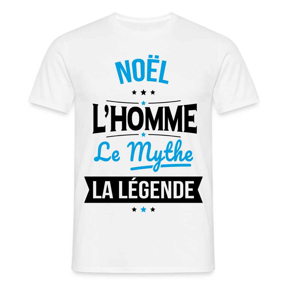T-shirt Homme - Noël - l'Homme - le Mythe - la Légende - blanc