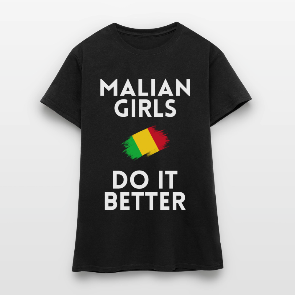 T-shirt femme - Malian Girls Do It Better - noir