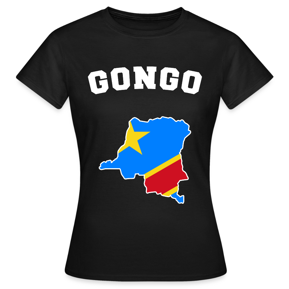 T-shirt Femme - RD Congo - noir