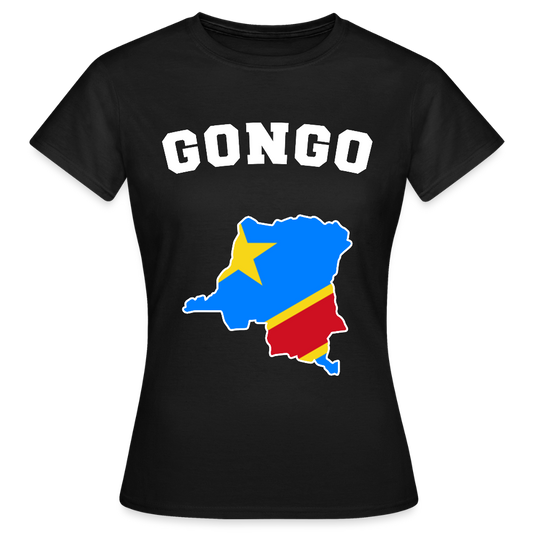 T-shirt Femme - RD Congo - noir