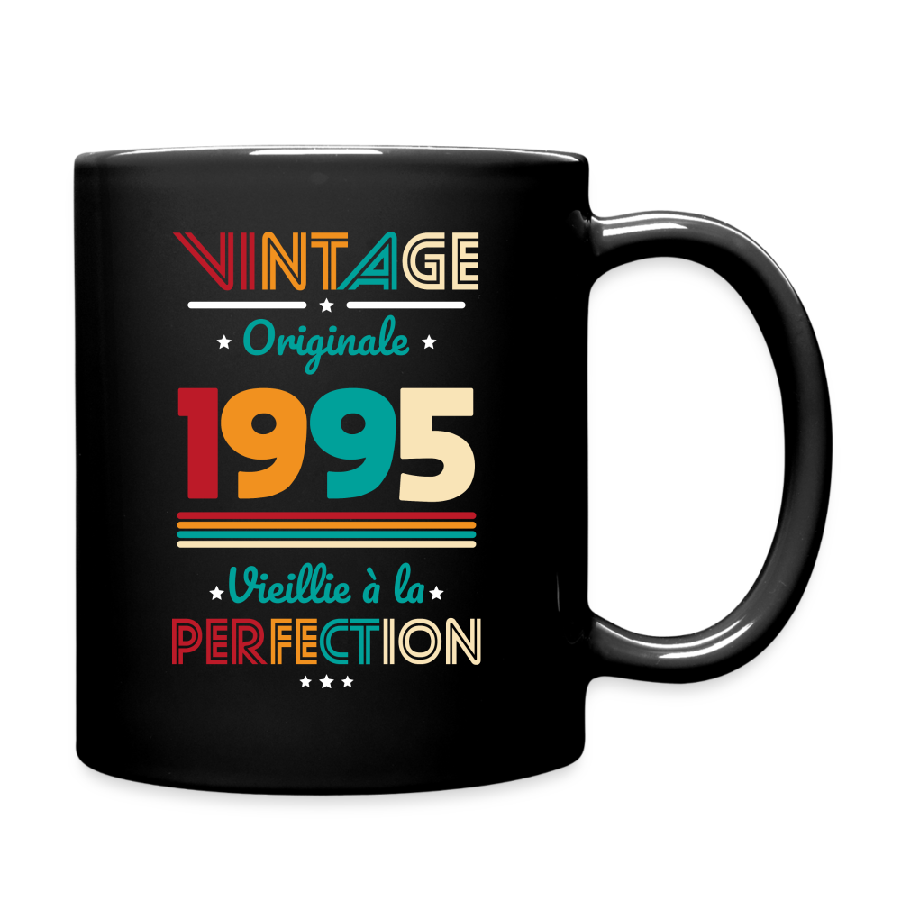 Mug uni - Anniversaire 30 Ans - Vintage Originale 1995 - noir