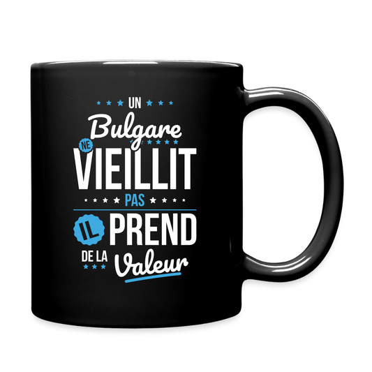 Mug uni - Un Bulgare ne vieillit pas - noir