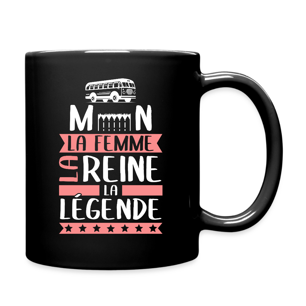 Mug uni Carmen rébus – La femme, la reine, la légende - noir
