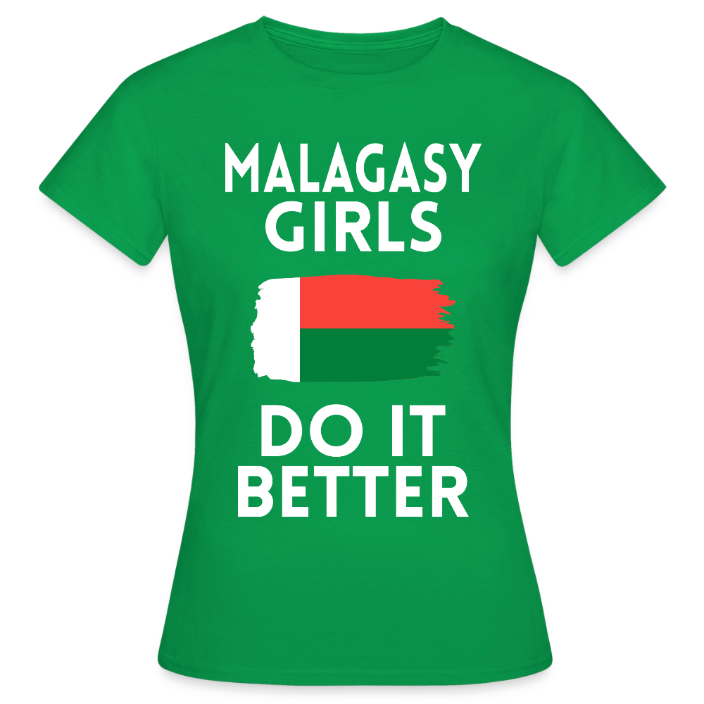 T-shirt femme - Malagasy Girls Do It Better - vert