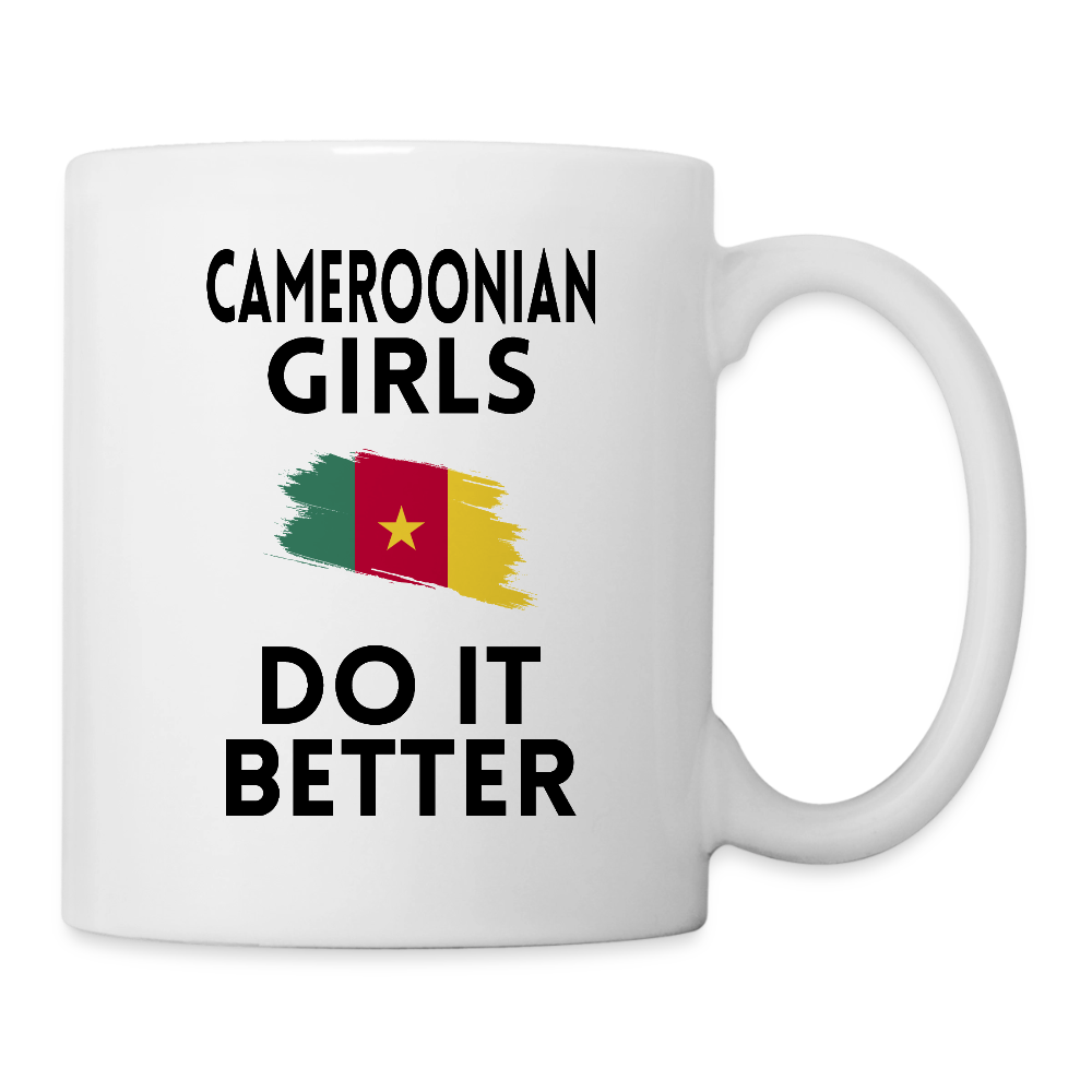 Mug blanc - Cameroonian Girls Do It Better - blanc