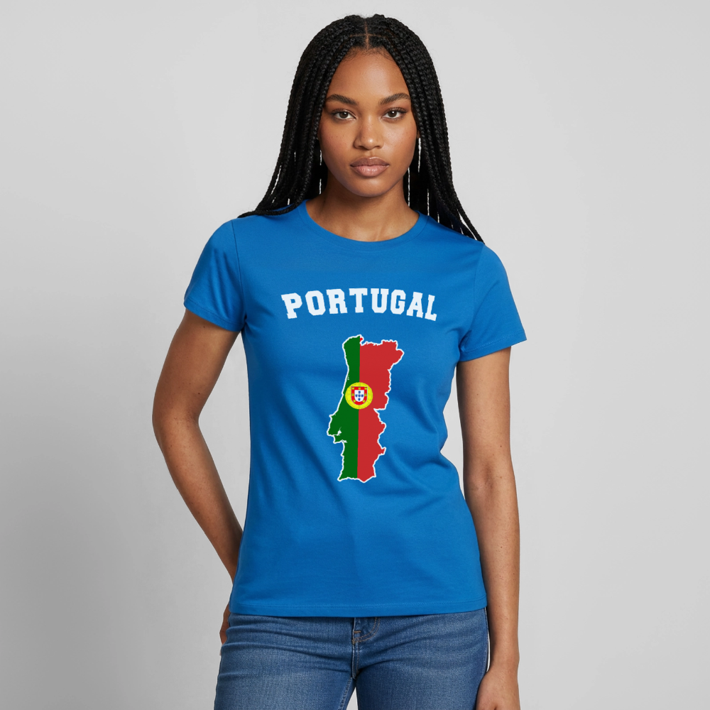 T-shirt Femme - Portugal - bleu royal