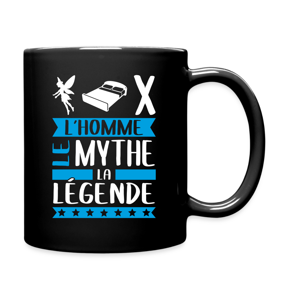 Mug uni Félix rébus – L’homme, le mythe, la légende - noir
