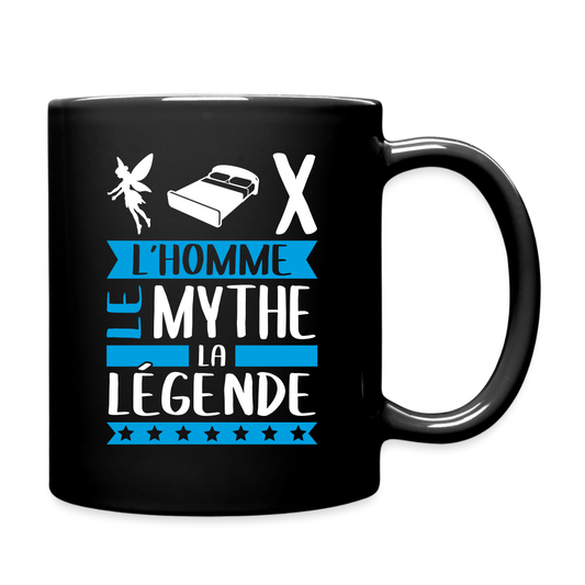 Mug uni Félix rébus – L’homme, le mythe, la légende - noir