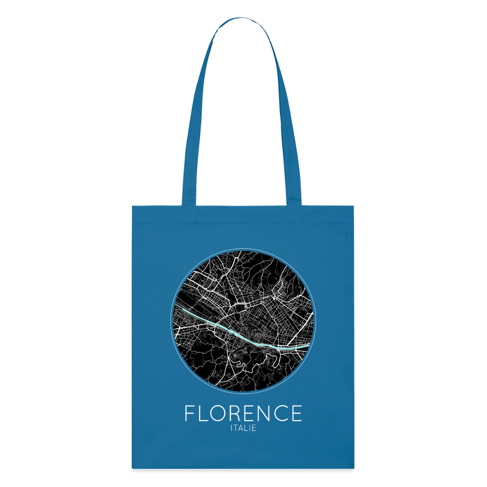 Tote Bag Florence Bio – Plan de Florence - bleu royal