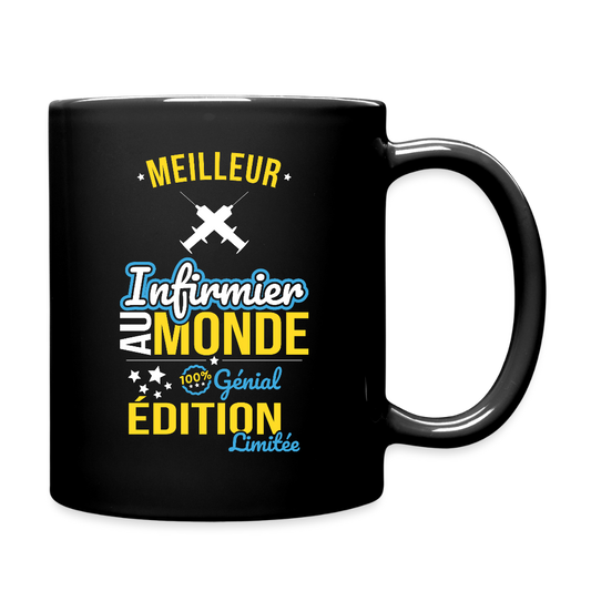 Mug uni - Meilleur Infirmier au monde - 100% génial - noir