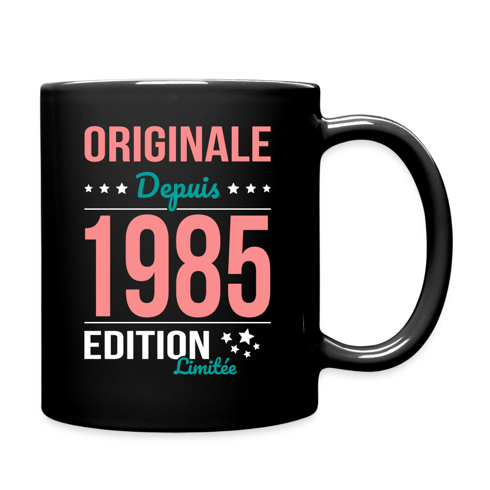 Mug uni - Anniversaire 40 Ans - Originale depuis 1985 - noir
