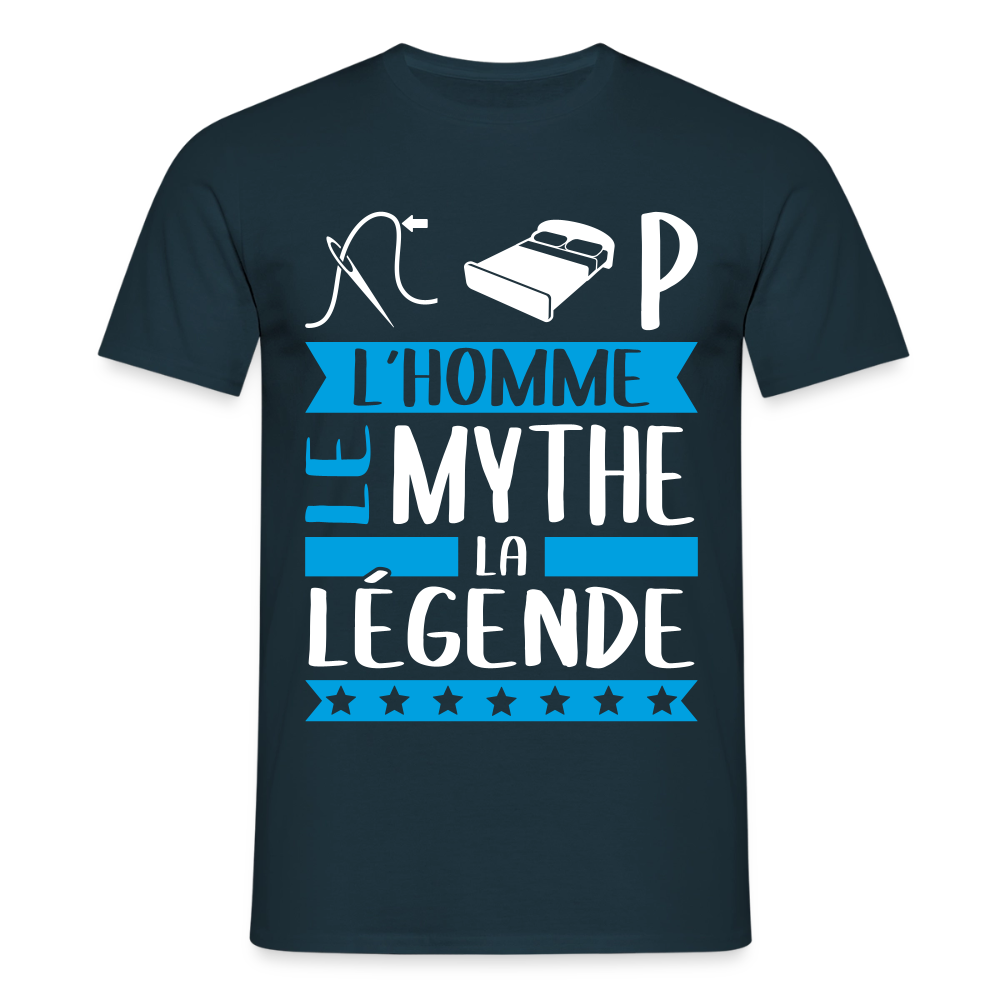 T-shirt homme Philippe rébus – L’homme, le mythe, la légende - marine