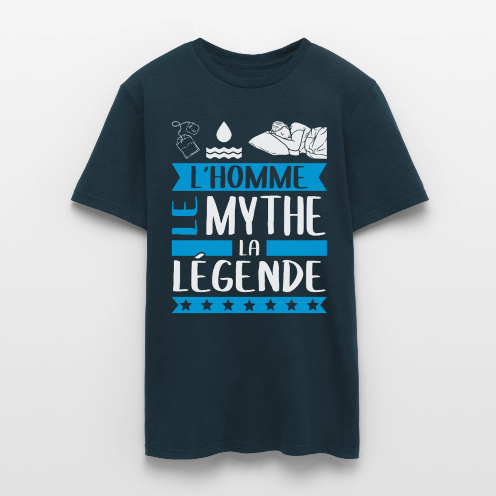 T-shirt homme Théodore rébus – L’homme, le mythe, la légende - marine