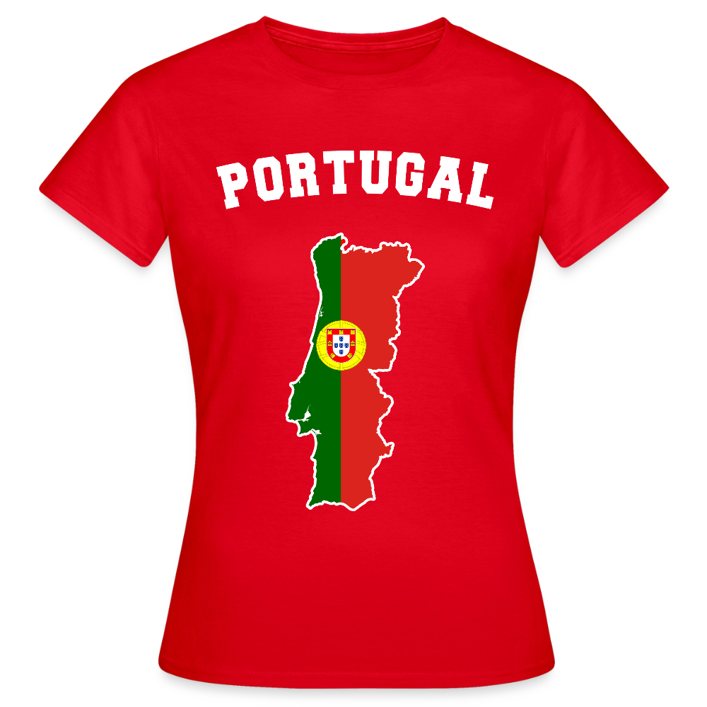 T-shirt Femme - Portugal - rouge