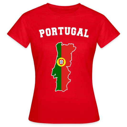 T-shirt Femme - Portugal - rouge