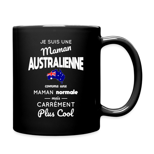Mug uni - Maman Australienne plus cool - noir