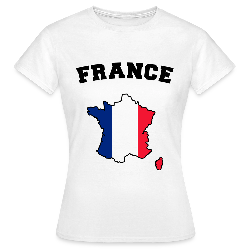 T-shirt Femme coloris clair - France - blanc