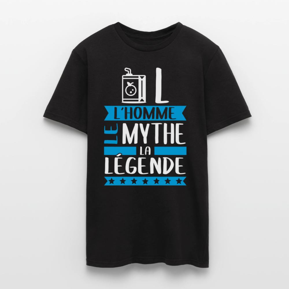 T-shirt homme Jules rébus – L’homme, le mythe, la légende - noir