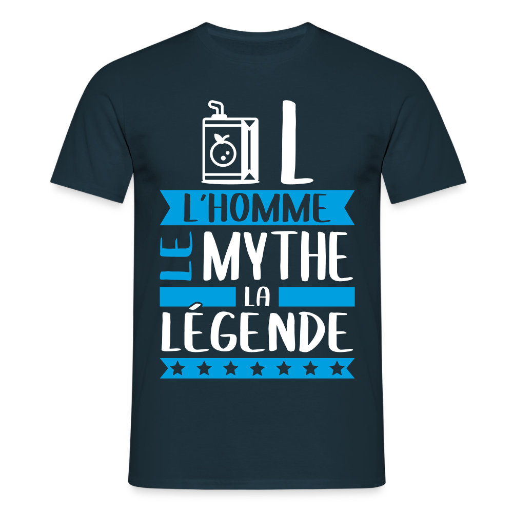 T-shirt homme Jules rébus – L’homme, le mythe, la légende - marine