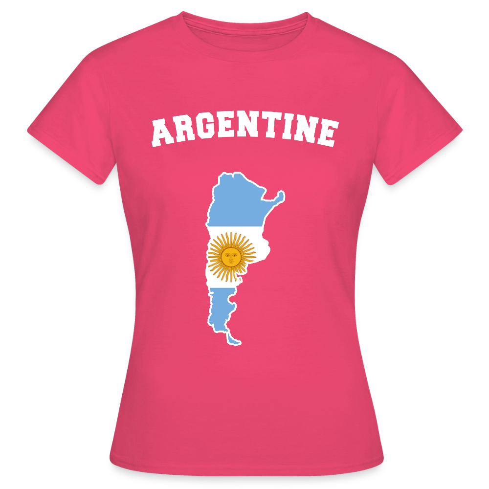 T-shirt Femme - Argentine - rose azalée