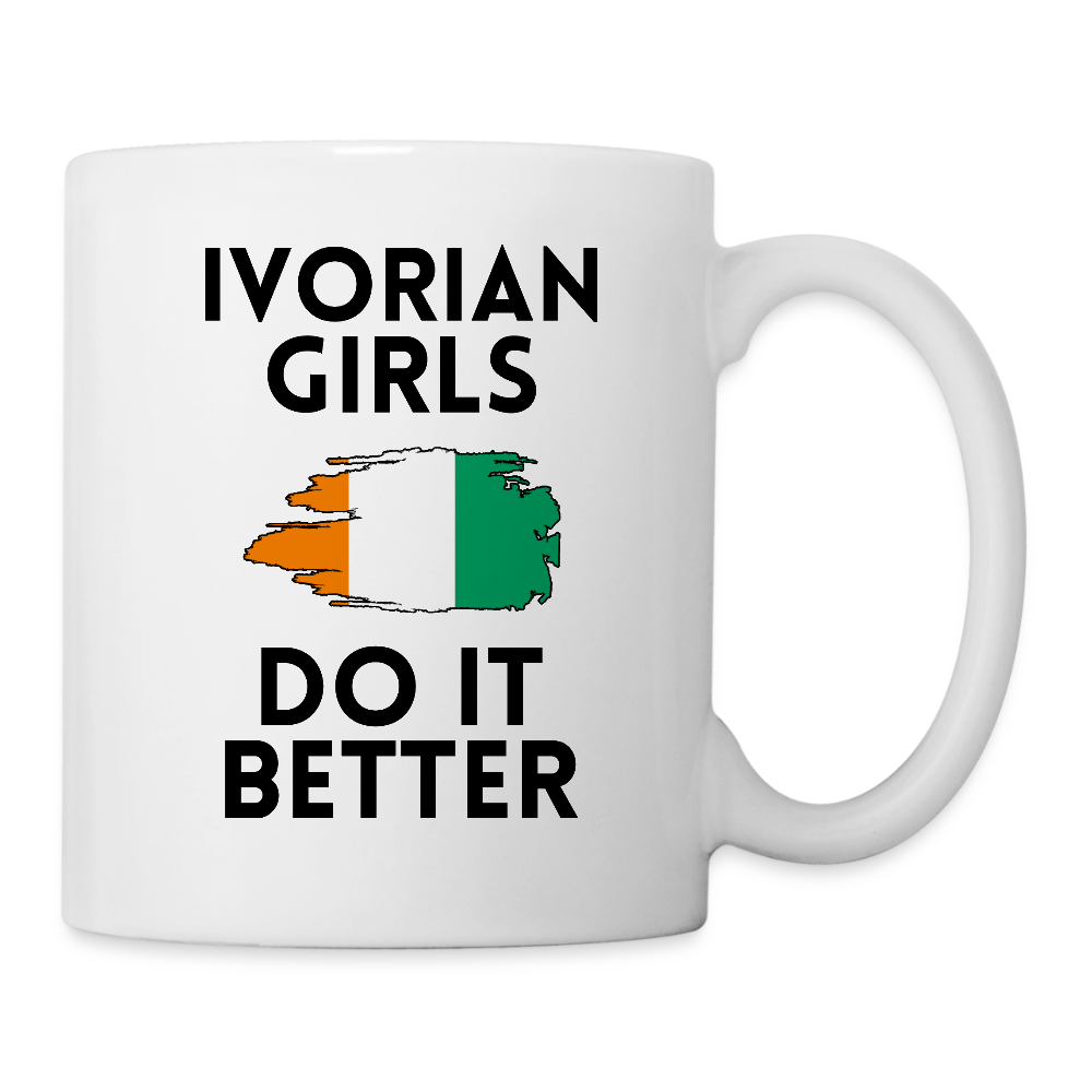 Mug blanc- Ivorian Girls Do It Better - blanc