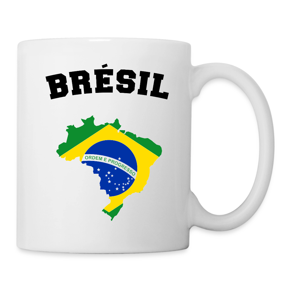 Mug blanc - Brésil - blanc