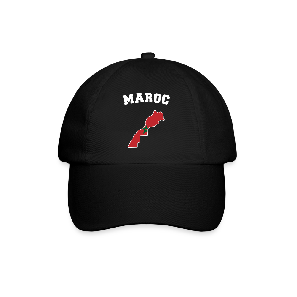 Casquette classique coloris clair - Maroc - noir/noir