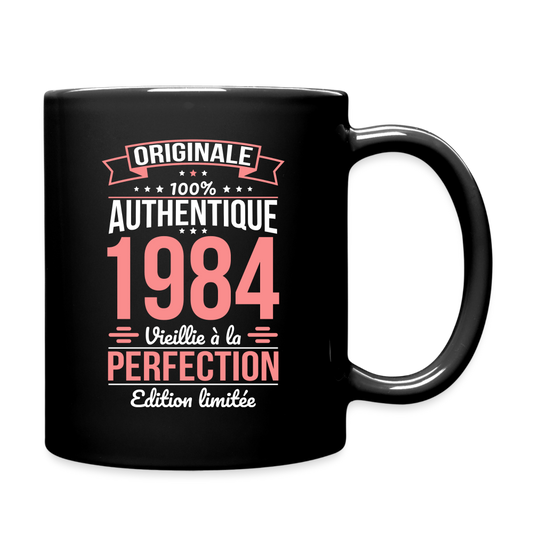 Mug uni - Anniversaire 41 Ans - Originale 1984 - noir