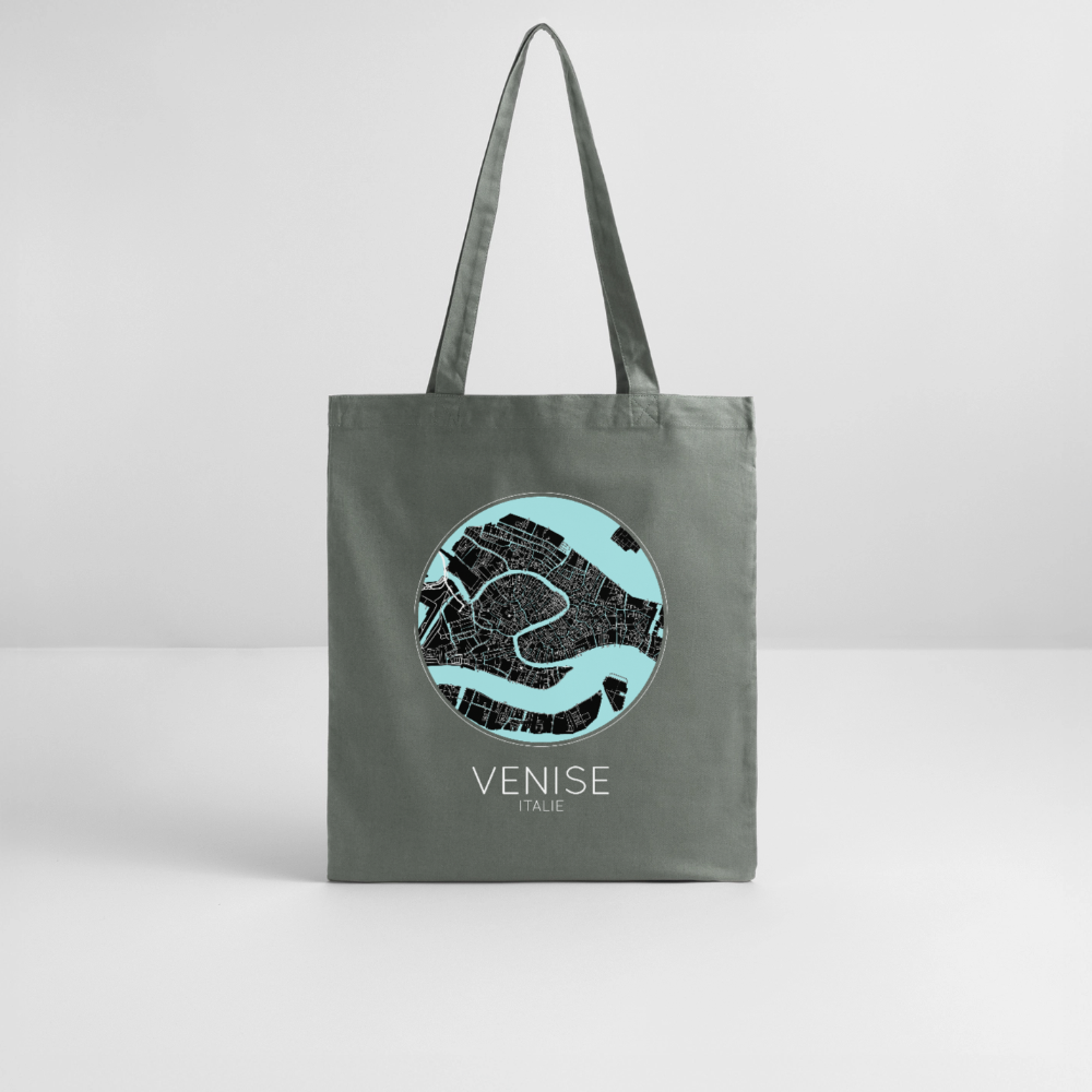 Tote Bag Venise Bio – Plan de Venise - charbon