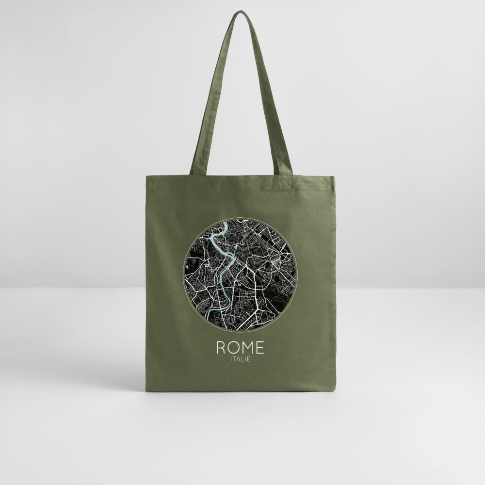 Tote Bag Rome Bio – Plan de Rome - kaki