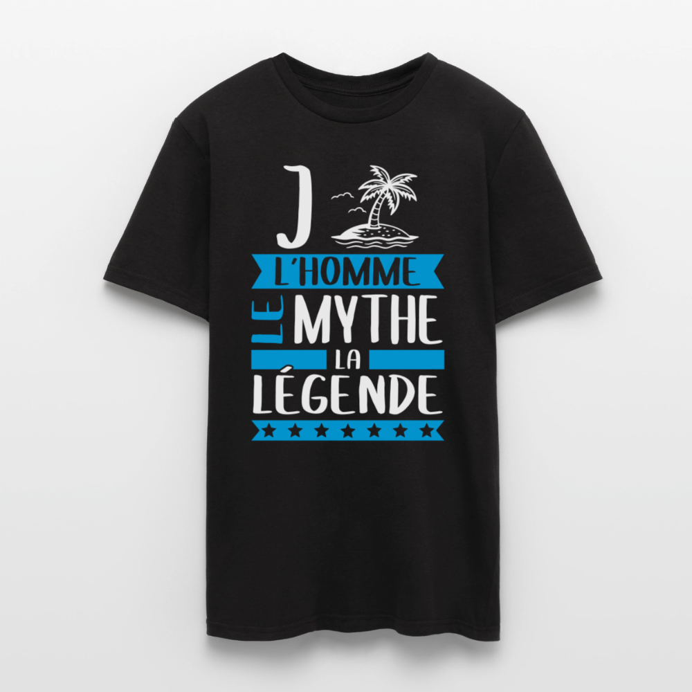 T-shirt homme Gilles rébus – L’homme, le mythe, la légende - noir