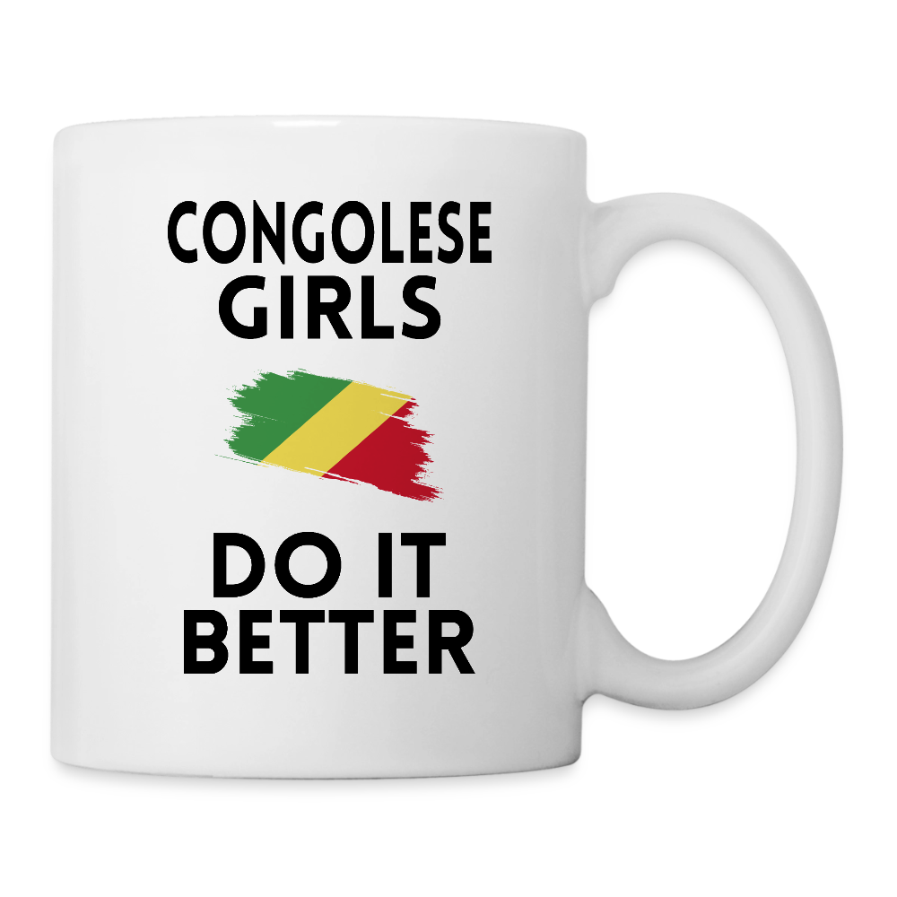 Mug blanc - Congolese Girls Do It Better - blanc