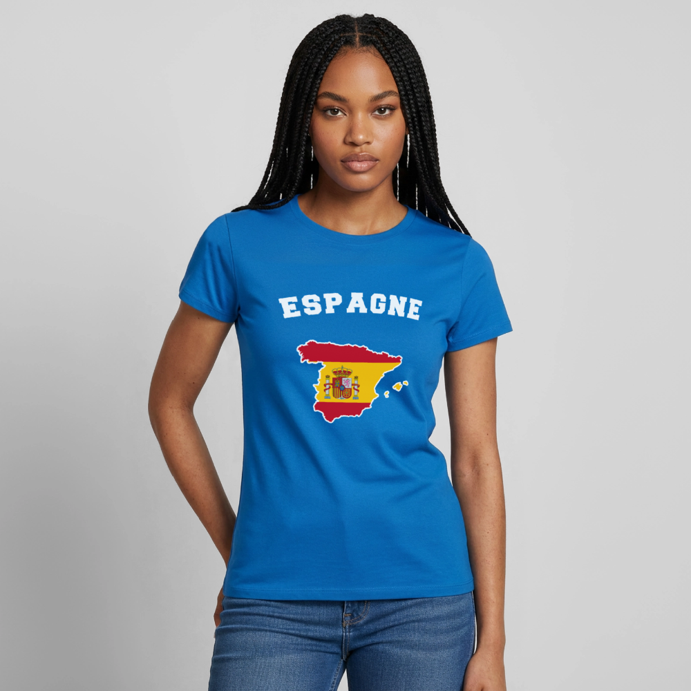 T-shirt Femme - Espagne - bleu royal