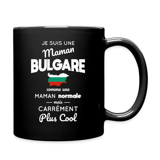 Mug uni - Maman Bulgare plus cool - noir